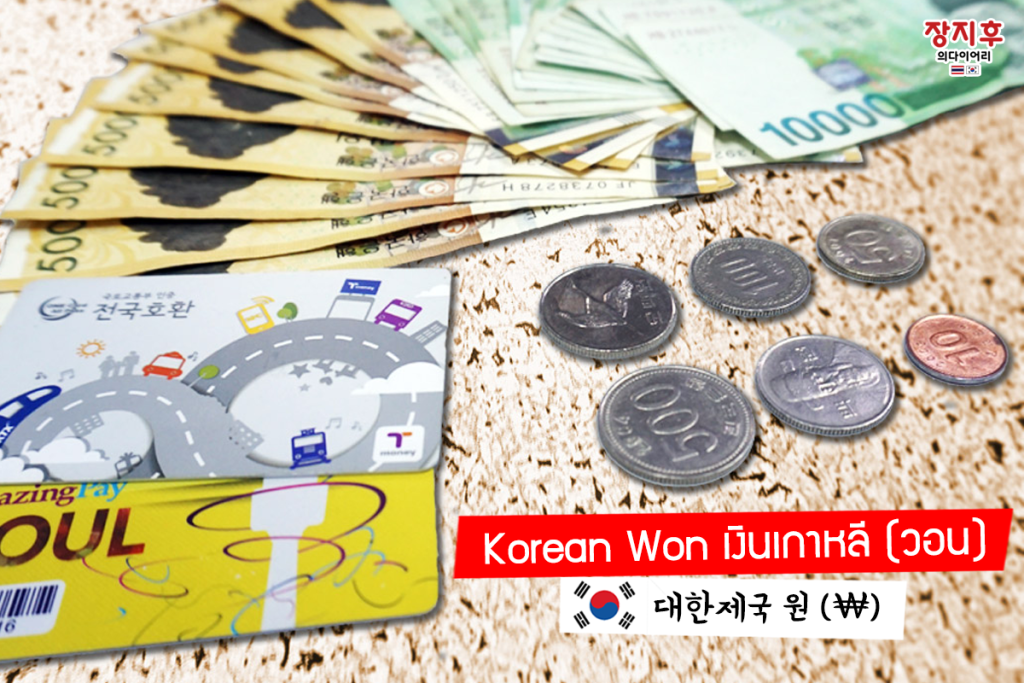 เงินเกาหลี Korean Won 대한제국 원 (₩)
