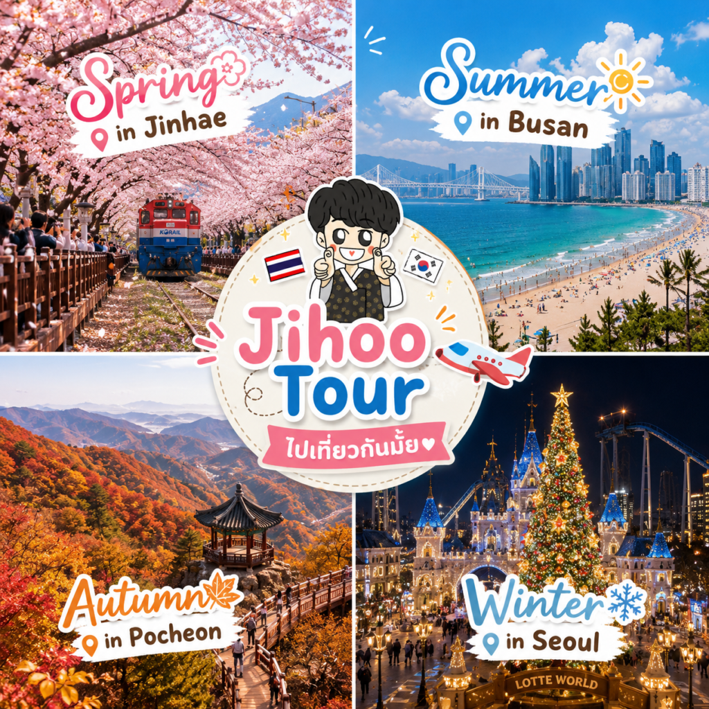 Jihoo Tour เที่ยวเกาหลี 4 ฤดูกาล