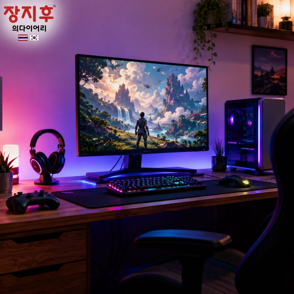 เกม ภาษาเกาหลี คือ 게임 (เก-อิม)