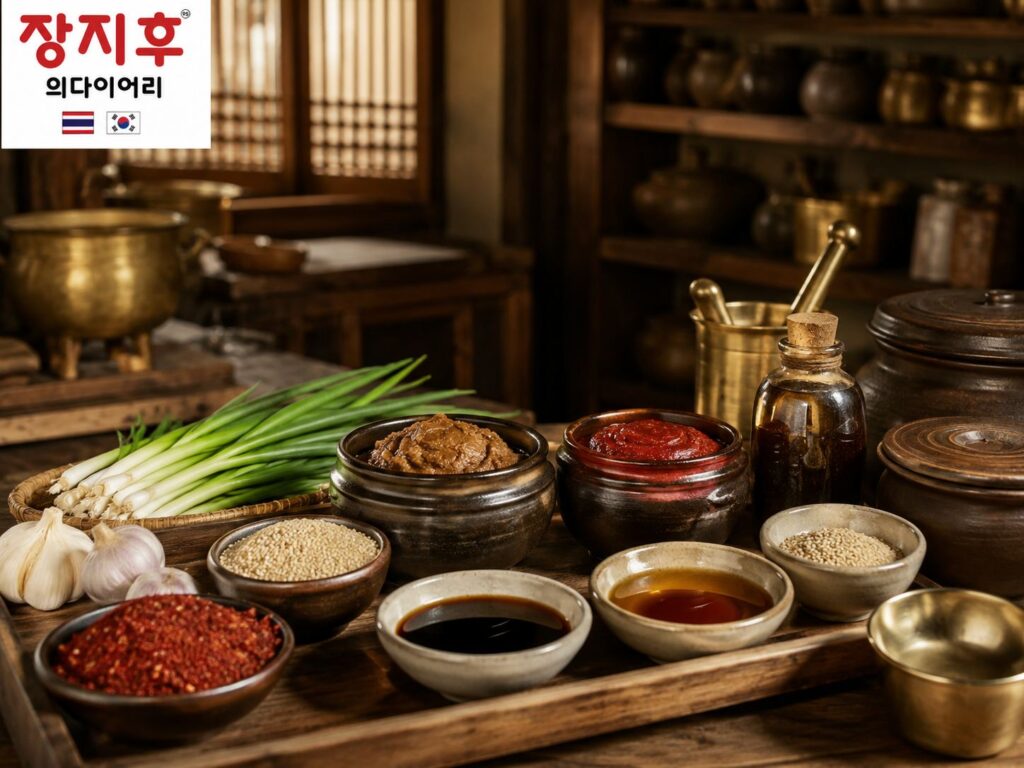 เครื่องปรุง ภาษาเกาหลี คือ 양념 (ยัง-นยอม)